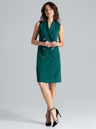 Плаття міді літнє жіноче Lenitif L044 S Зелене (5902194369695) - зображення 3