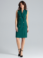 Плаття міді літнє жіноче Lenitif L044 L Зелене (5902194369718) - зображення 4