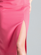 Плаття міді літнє жіноче Lenitif L034 XL Рожеве (5902194365963) - зображення 6