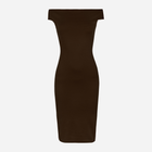 Плаття міді літнє жіноче Makover K001 XL Коричневе (5903068457074) - зображення 3