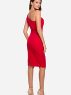 Sukienka midi letnia damska Makover K003 XL Czerwona (5903068457470) - obraz 2