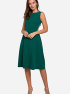 Плаття міді літнє жіноче Makover K011 2XL Зелене (5903068459184) - зображення 1