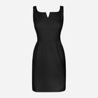 Sukienka na ramiączkach damska mini Makover K022 M Czarna (5903068460456) - obraz 3