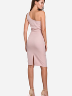 Плаття міді літнє жіноче Makover K003 2XL Світло-рожеве (5903068457586) - зображення 2