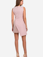 Плаття коротке літнє жіноче Makover K014 XL Світло-рожеве (5903068459474) - зображення 2