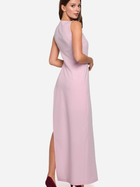 Sukienka damska wieczorowa Makover K026 XL Różowa (5903068461224) - obraz 2
