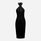 Плаття міді літнє жіноче Makover K043 XL Чорне (5903068479588) - зображення 3