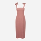 Sukienka ołówkowa damska elegancka Makover K046 XL Różowa (5903068480140) - obraz 3