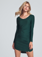 Sukienka krótka jesienna damska Figl M714 XL Zielona (5902194383486) - obraz 3