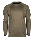 Рубашка тактическая Mil-Tec Термоактивная быстросохнущая S Олива TACTICAL QUICK DRY LANGARMSHIRT OLIV (11082001-902-S) - изображение 1
