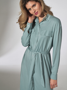 Плаття-сорочка міді літнє жіноче Figl M740 XL М'ятне (5902194386067) - зображення 4