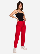 Spodnie sportowe damskie BeWear B228 S Czerwone (5903887656498) - obraz 3