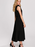 Плаття міді літнє жіноче Makover K092 XL Чорне (5903887621120) - зображення 2