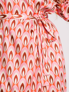 Плаття на запах міді літнє жіноче Made Of Emotion M668 2XL Рожеве (5903887663977) - зображення 4