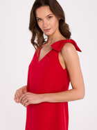 Sukienka krótka letnia damska Makover K128 S Czerwona (5903887667937) - obraz 3