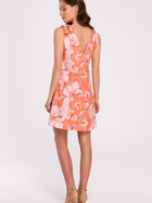 Плаття коротке літнє жіноче Makover K129 L Рожеве (5903887668057) - зображення 2