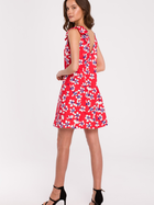 Плаття коротке літнє жіноче Makover K129 XL Червоне (5903887668118) - зображення 2