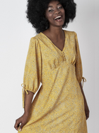 Плаття міді літнє жіноче Perso RBE220017F 2XL Жовте (5908312939825) - зображення 3