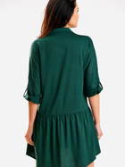 Плаття-сорочка коротке літнє жіноче Awama A584 S-M Темно-зелене (5902360581036) - зображення 6
