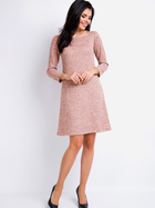 Sukienka krótka jesienna damska Awama A162 XL Różowa (5902360595606) - obraz 3