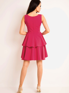 Sukienka trapezowa damska mini Awama A163 S Różowa (5902360556843) - obraz 2