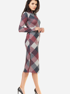 Sukienka z golfem damska Awama A211 M Czerwona (5902360519961) - obraz 4