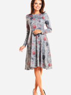 Sukienka midi jesienna damska Awama A250 S Szara (5902360526068) - obraz 1