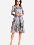 Sukienka midi jesienna damska Awama A250 S Szara (5902360526068) - obraz 3