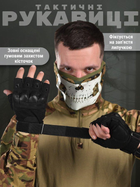 Перчатки беспалые OUTDOOR TACTICS с защитой black M - изображение 6