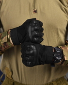 Перчатки беспалые OUTDOOR TACTICS с защитой black 2XL - изображение 3
