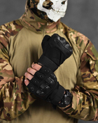 Перчатки беспалые OUTDOOR TACTICS с защитой black 2XL - изображение 4
