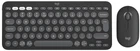 Комплект клавіатура+миша Logitech Pebble 2 Combo Tonal Graphite (920-012239) чорного кольору