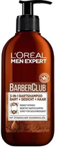 Szampon do brody, twarzy i włosów L'Oreal Paris Men Expert Barber Club 200 ml (3600524062651) - obraz 1
