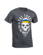 Футболка 5.11 THE FORGE UKRAINIAN FLAG TEE S CHARCOAL HEATHER - зображення 2