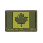 Нашивка 5.11 Tactical Canada Flag Patch Sage Green - зображення 1
