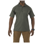 Футболка поло тактична з коротким рукавом 5.11 Tactical Performance Polo - Short Sleeve, Synthetic Knit 3XL TDU Green