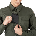 Рубашка тактическая женская 5.11 Tactical Women’s Stryke™ Long Sleeve Shirt XL TDU Green - изображение 6