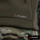 Куртка XS/R Polartec Olive M-Tac Jacket Fleece Dark Combat - зображення 15
