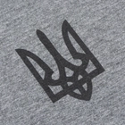 Футболка з малюнком Тризуб Logo S Grey Melange - зображення 4