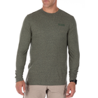 Реглан 5.11 Tactical Triblend Legacy Long Sleeve Tee M Military Green Heather - зображення 1