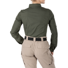 Рубашка тактическая женская 5.11 Tactical Women’s Stryke™ Long Sleeve Shirt XS TDU Green - изображение 2