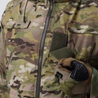 Комплект військової форми. Зимова куртка мембрана + штани з наколінниками UATAC Multicam XS - зображення 9