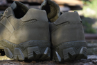 Тактичні Літні кросівки. Олива. Натуральна шкіра. 40р (26,6см) MSLM-1049-40 - зображення 4