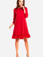 Sukienka midi jesienna damska Infinite You M185 L Czerwona (5902360527003) - obraz 3