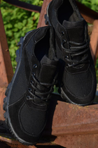 Кросівки Жіночі Літні Тактичні. Чорні. Натуральна шкіра. 43р (28,5см) MSLF-2139-43 - зображення 3
