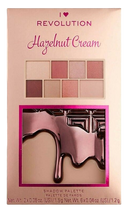 Палітра тіней для повік Makeup Revolution I Heart Revolution Mini Chocolate Mini Hazelnut Cream 10.2 г (5057566427746) - зображення 3