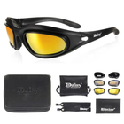Защитные очки Daisy C5 с 4-мя сменными линзами и футляром черные размер универсальный - изображение 6