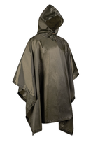 Пончо тактическое Mil-Tec RipStop One-Size Олива Плащ-палатка PONCHO BASIC (10628001)