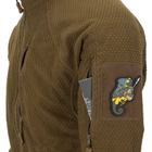 Куртка тактическая Helikon-Tex Флисовая на замке XXL Койот ALPHA TACTICAL JACKET - GRID FLEECE COYOTE (BL-ALT-FG-11-B07-XXL) - изображение 5