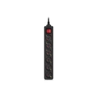 Сітковий фільтр живлення REAL-EL RS-6 Protect M 1.8m, black (EL122300032)